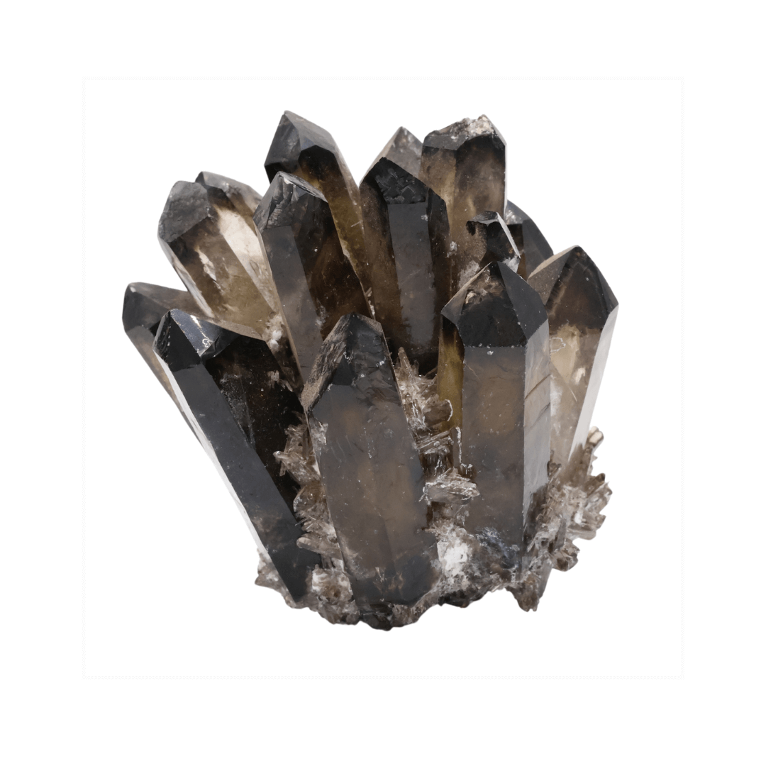 Smoky Quartz Cluster – Grounding Energy for Protection & Clarity Krystal Touch
