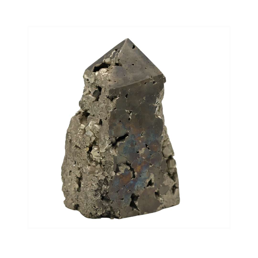 Pyrite Tower – Manifestation & Wealth Generator Crystal Krystal Touch