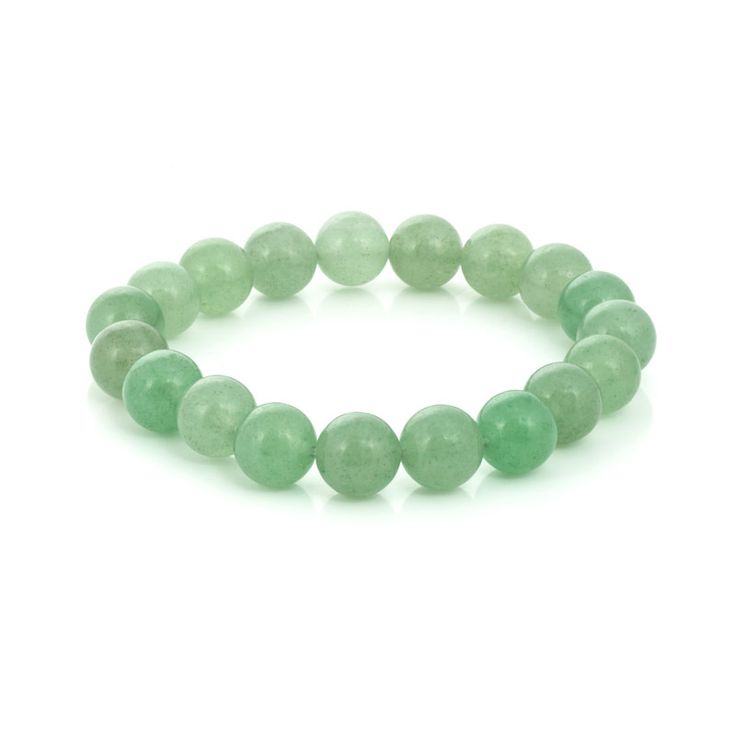 Green Aventurine - 8 mm Stretchable Unisex Bracelet Krystal Touch