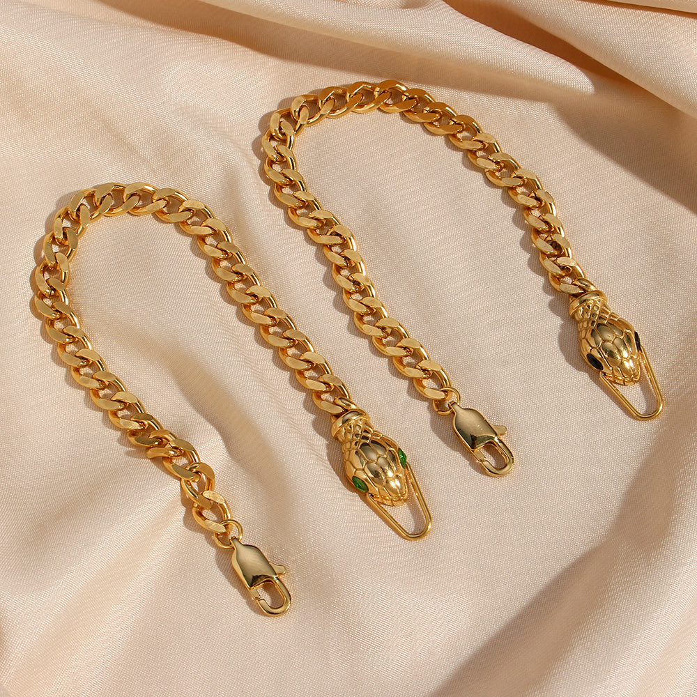snake bracelet - 18kt Gold Plated My Store