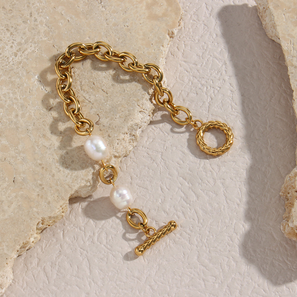 pearl bracelet - 18kt