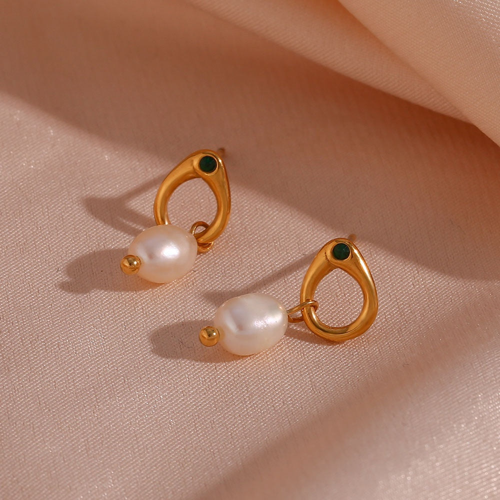 Tiny Pearl Touch - 18KT Gold Plated My Store