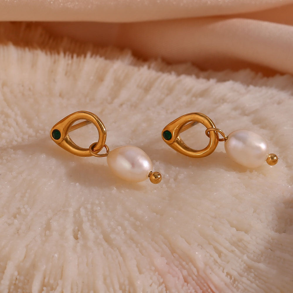 Tiny Pearl Touch - 18KT Gold Plated My Store