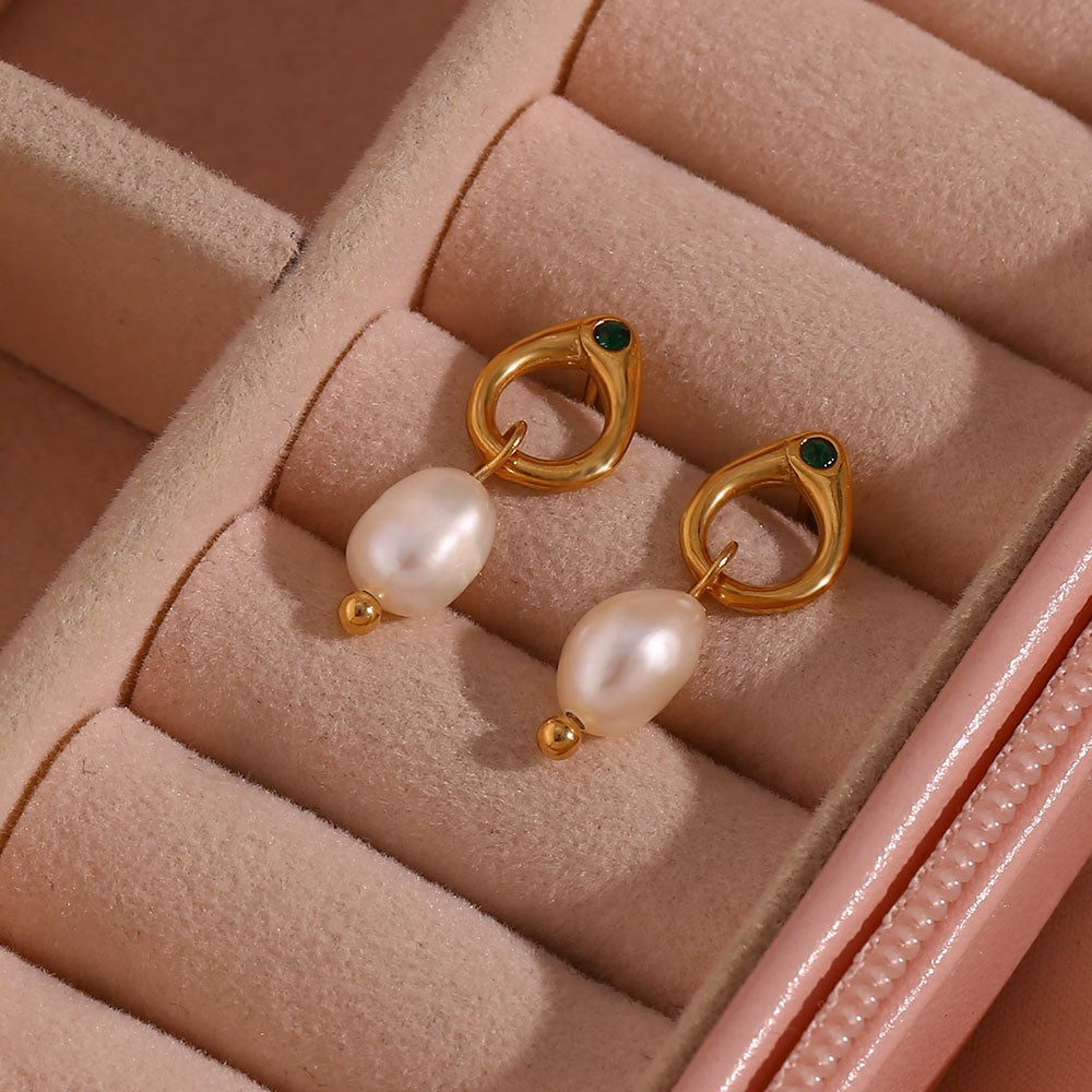 Tiny Pearl Touch - 18KT Gold Plated My Store