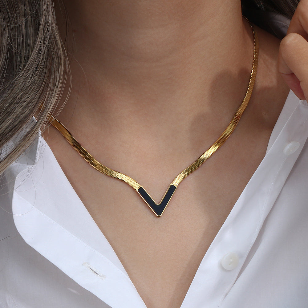 Black Vixen Necklace - 18k Gold plated My Store