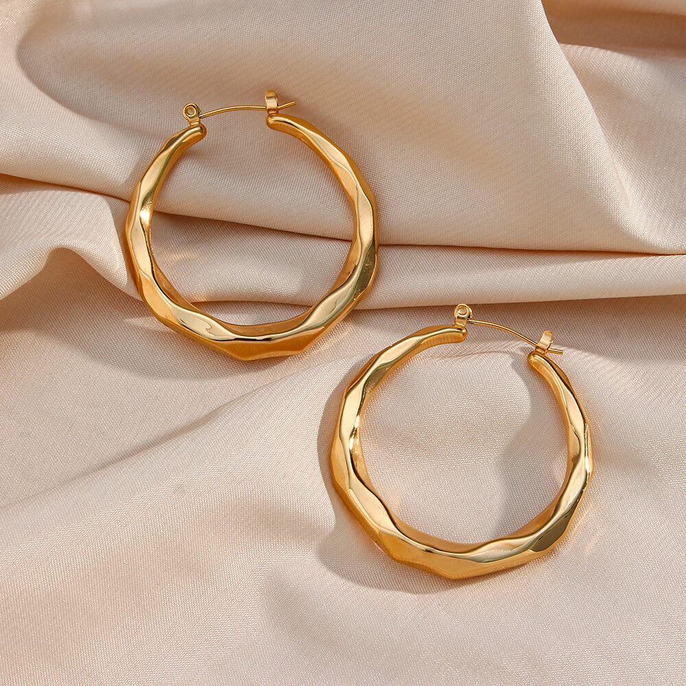 Chunky Hoop Earring - 18KT My Store