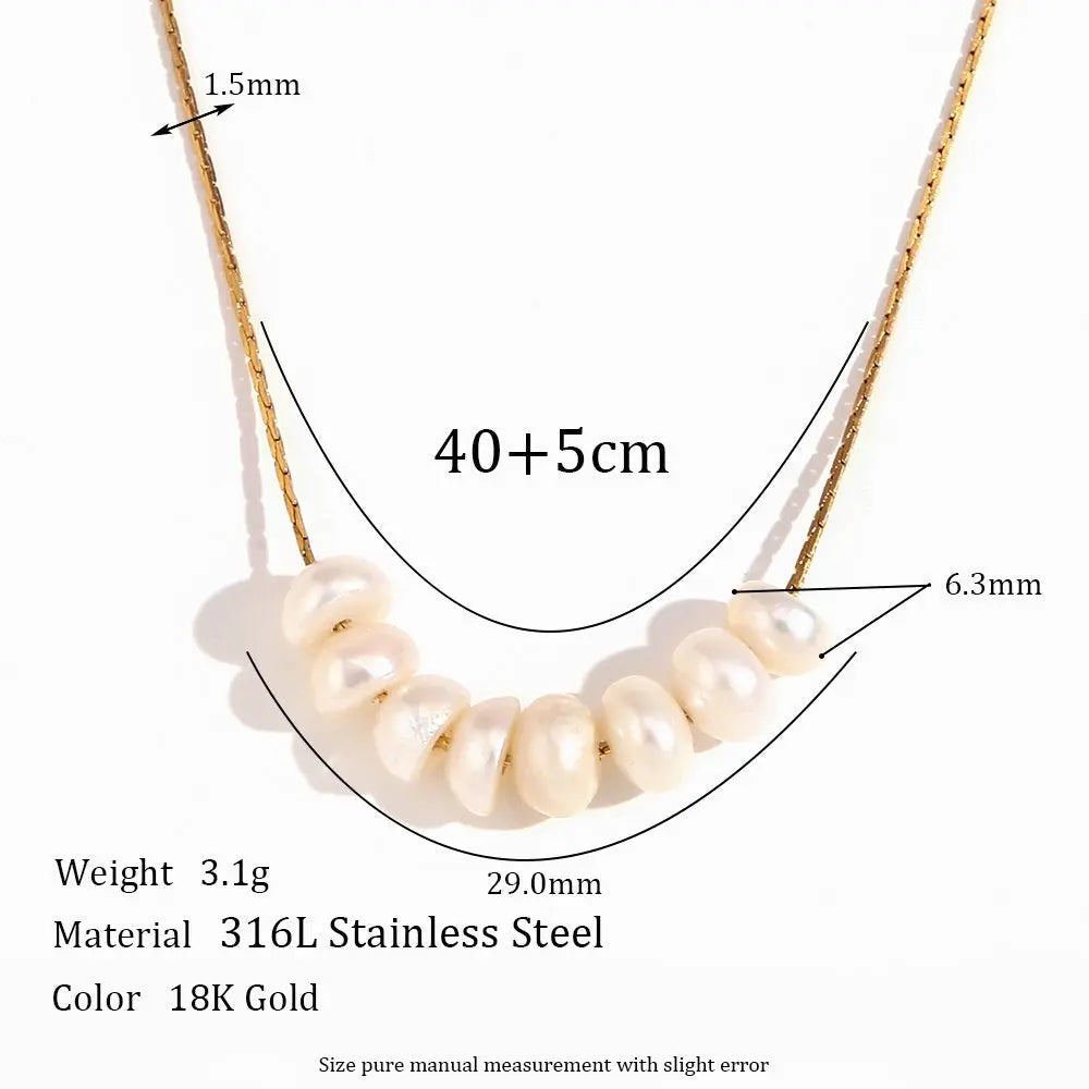 Trendy Pearl Bead – 18KT Gold Plated - Krystal Touch