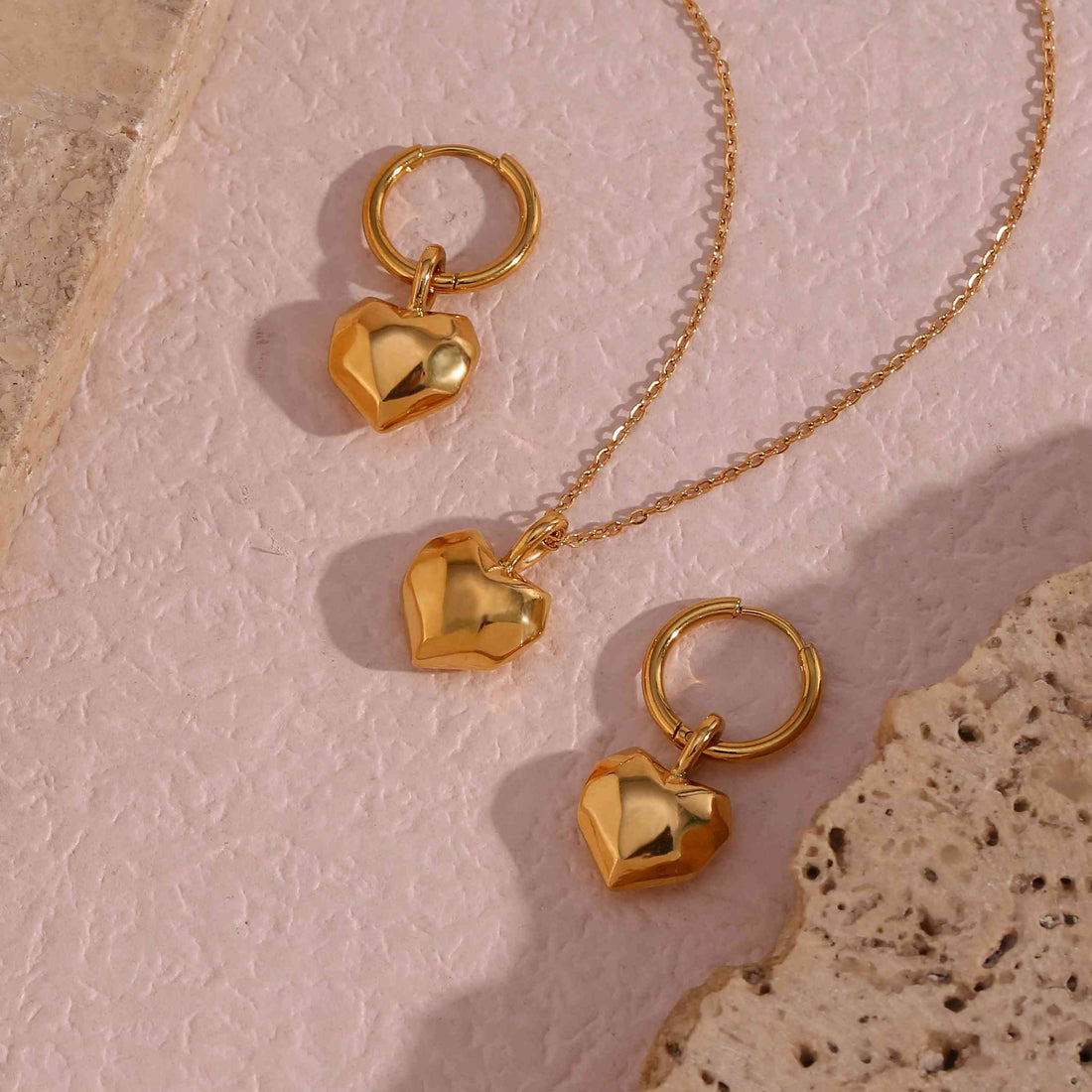 Luxe Heart Touch - 18KT Gold Plated