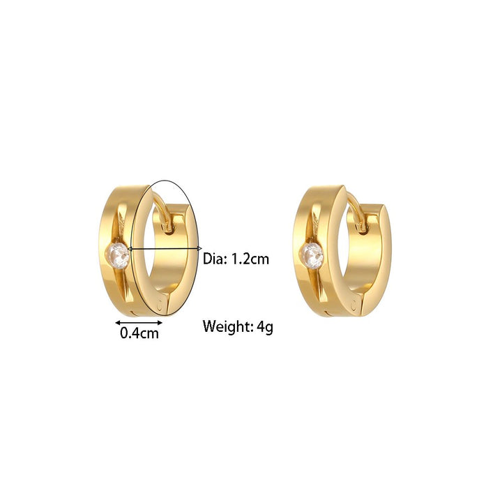 Butterfly Drop Earrings -18KT Gold Plated