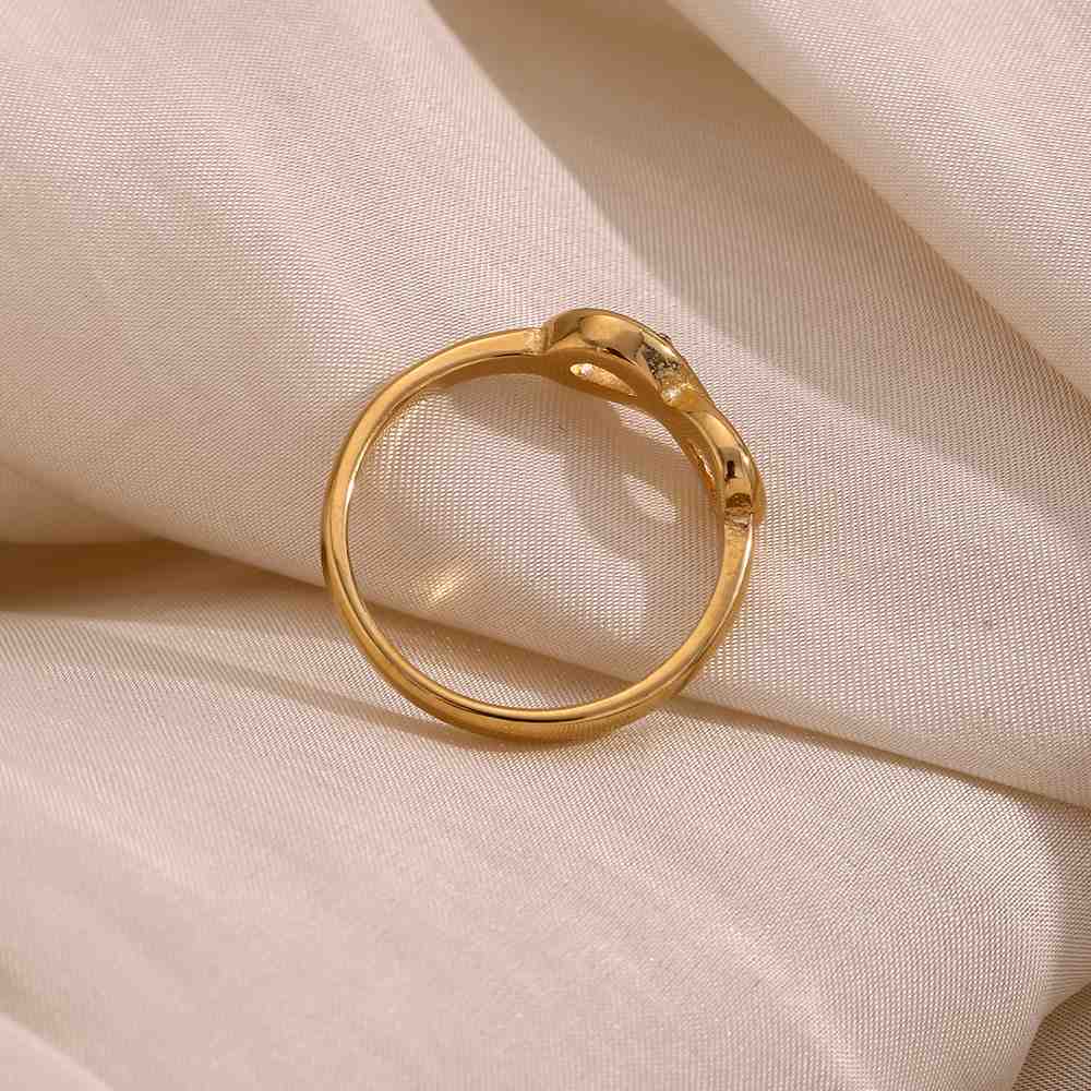 Infinity Eternal Ring – 18KT Gold Plated Krystal Touch