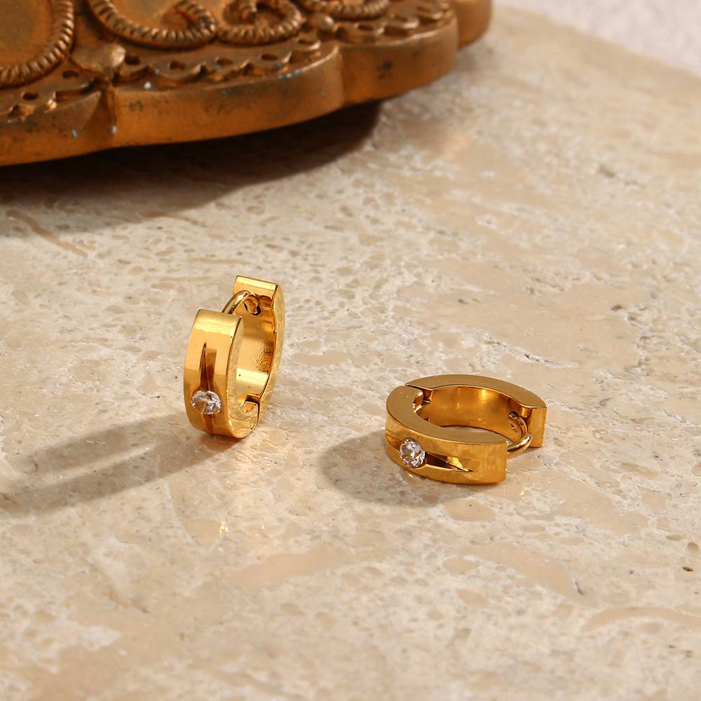 Butterfly Drop Earrings -18KT Gold Plated