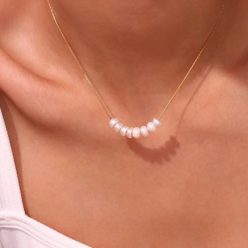 Trendy Pearl Bead – 18KT Gold Plated - Krystal Touch