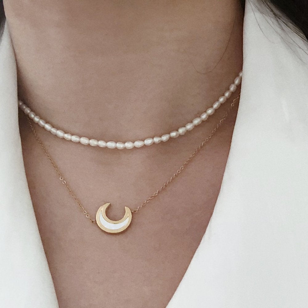 Unique Moon Touch - 18KT Gold Plated