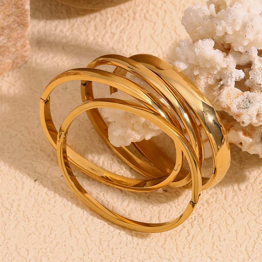 Fashion Bracelets cum Bangles – 18KT Gold Plated