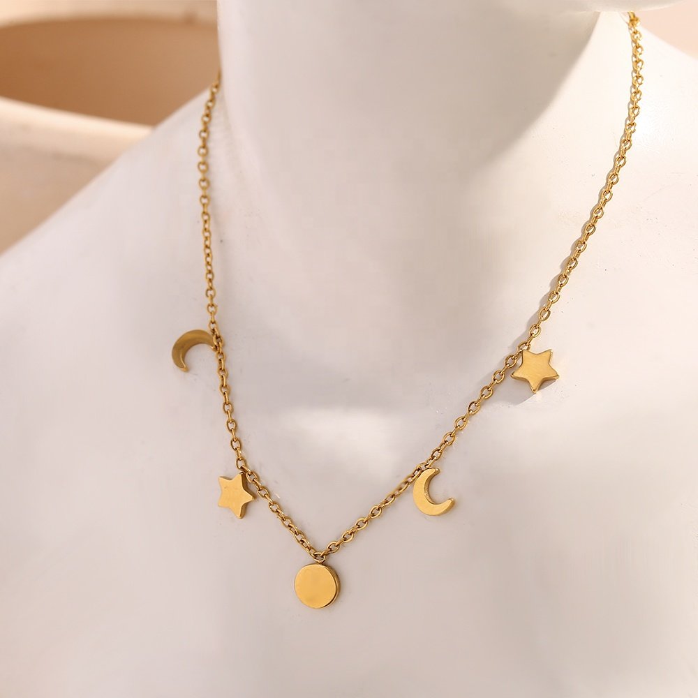 Sun, Star & Moon Charm Bracelet – 18KT Gold Plated