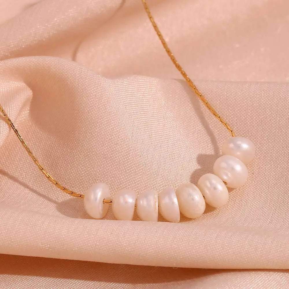 Trendy Pearl Bead – 18KT Gold Plated - Krystal Touch