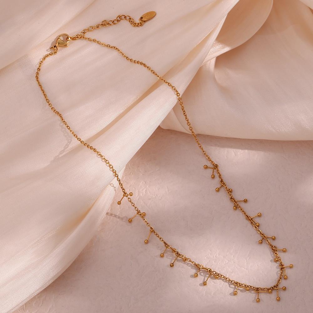 Bead Charm Necklace Krystal Touch