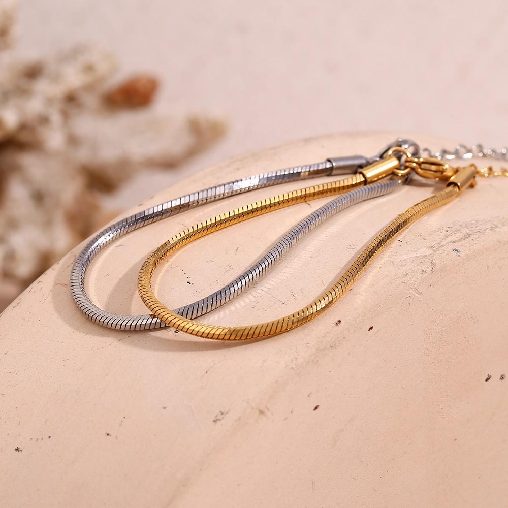 Unbreakable Snake Bracelet – 18KT Gold Plated Krystal Touch