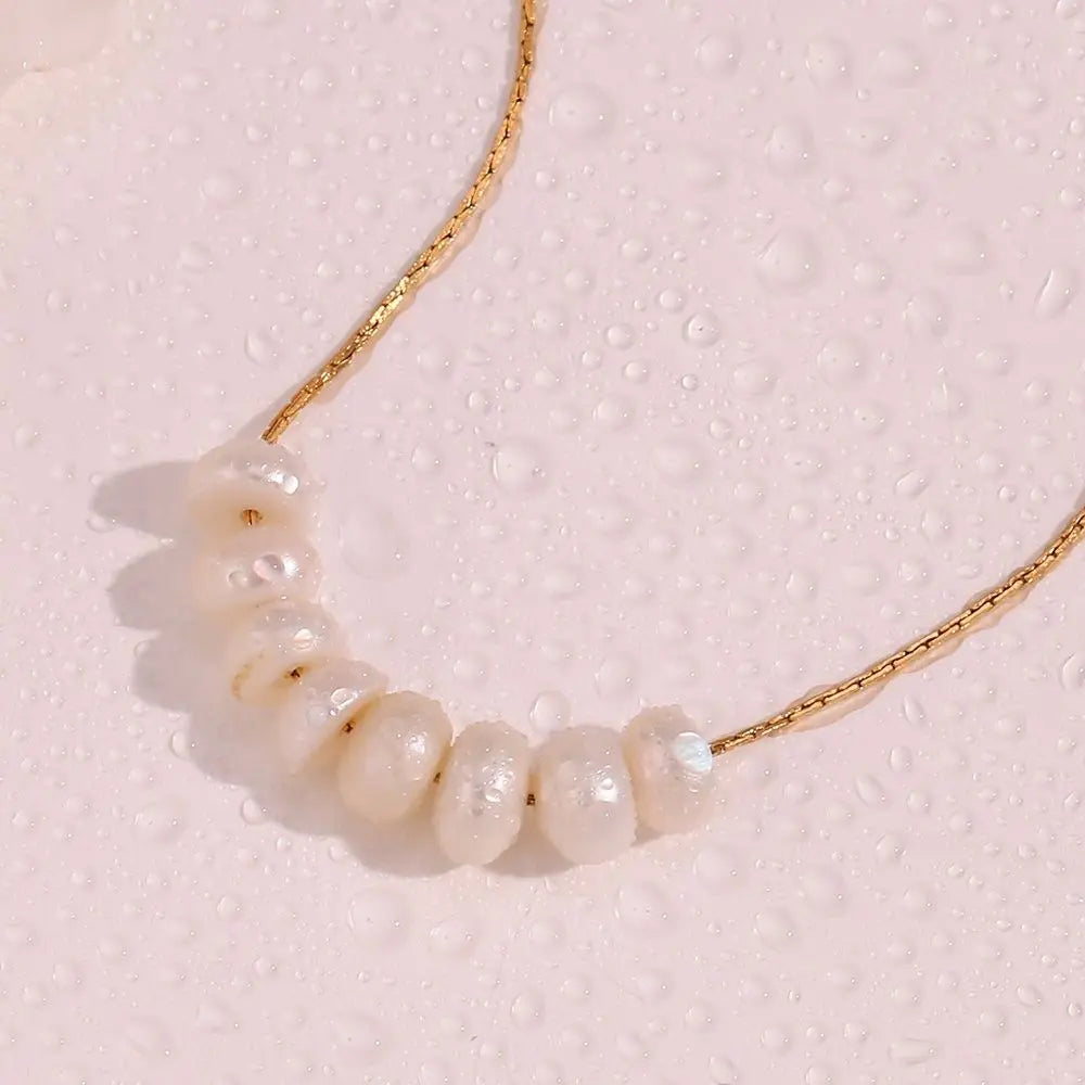 Trendy Pearl Bead – 18KT Gold Plated - Krystal Touch